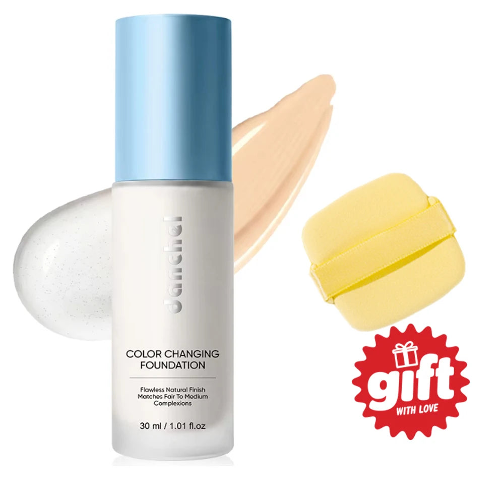 Color Changing Liquid Foundation – Full Coverage & Waterproof