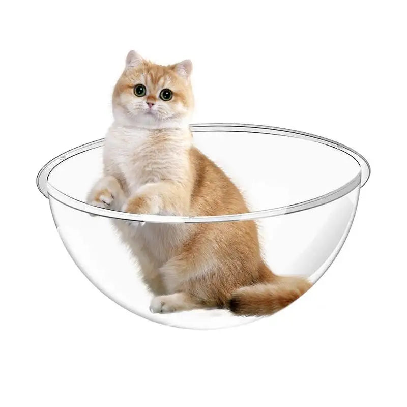 Acrylic Cat Hammock Replacement Dome Cover Cat House Nest Pet Furniture Anti-Scratch Cat Toy Beds for Indoor Cats Tree Tower Oasis Select