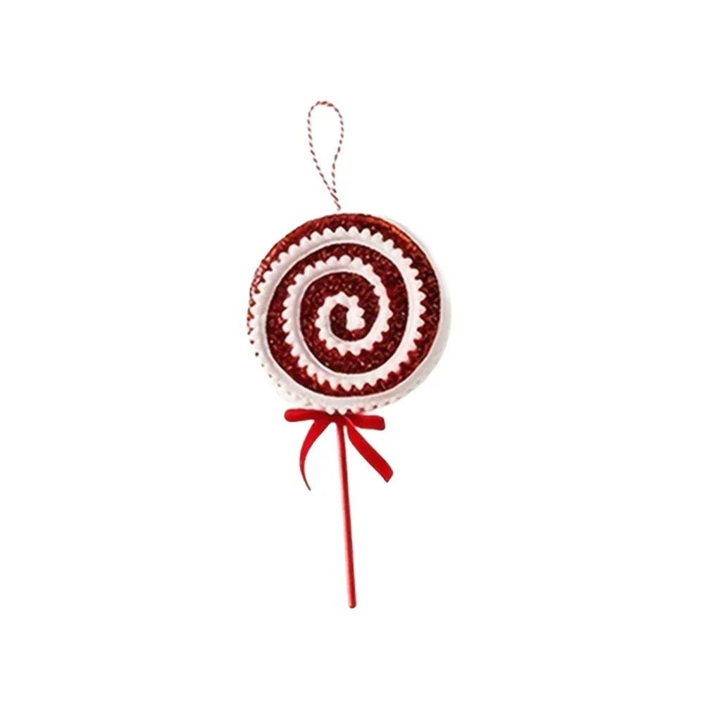 Decorative Hanging Ornament for Christmas Trees and Indoor Walls Featuring Large Sparkly Lollipop with Glitter Swirl Pattern Oasis Select B small size China Mainland
