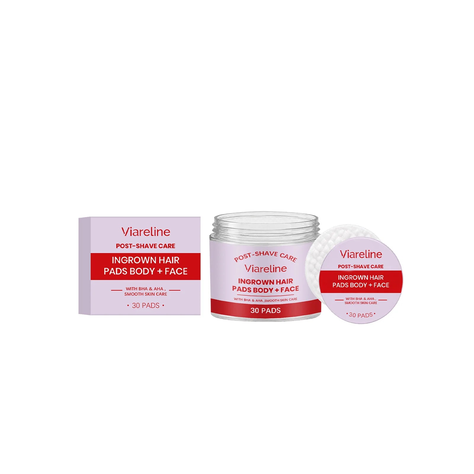 After Shave Soothing Care Toner Pads Soothe Irritation Itching Prevent Ingrown Hair Hydrating Aftershave Treatment Cotton Pads Oasis Select 30pcs