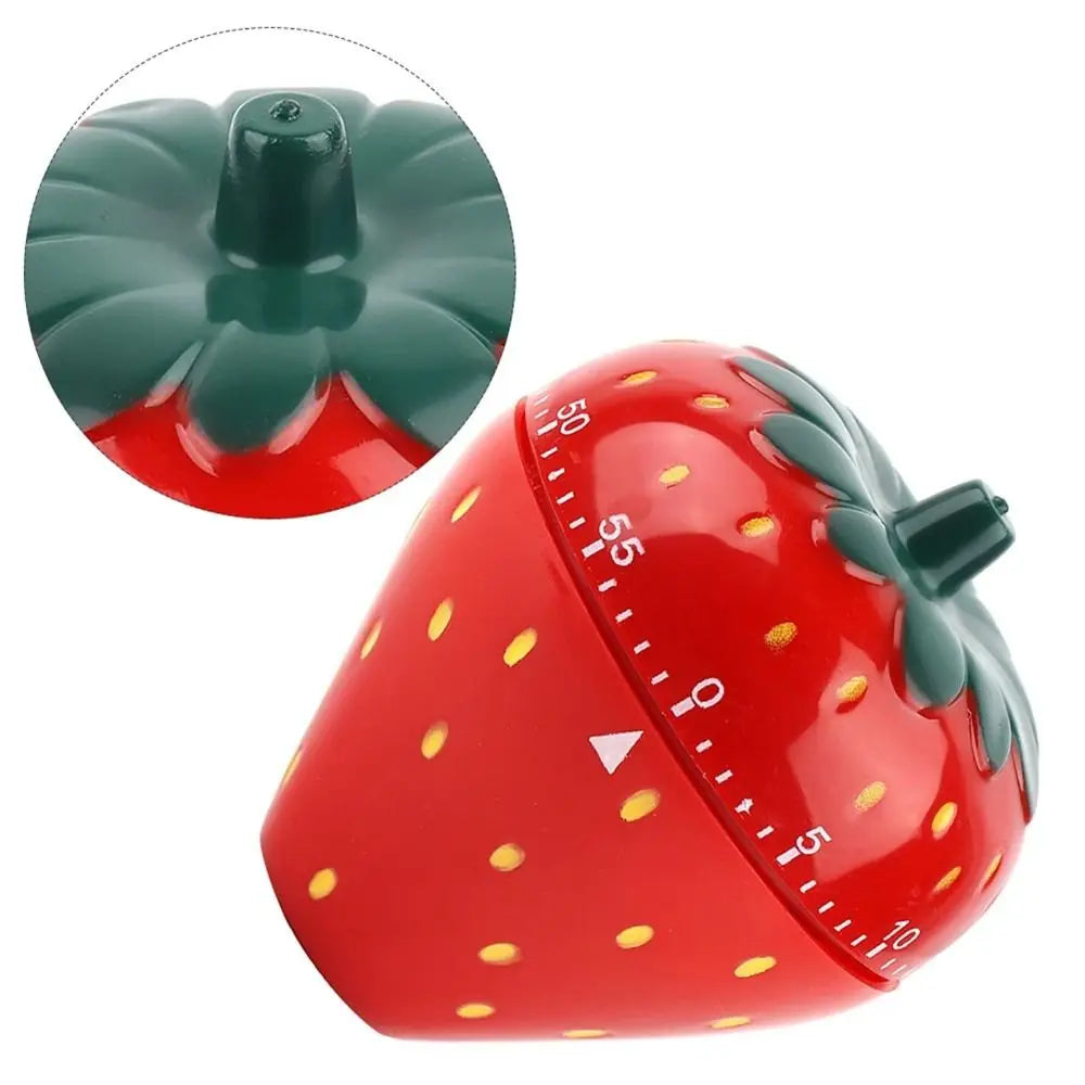 New Plastic Kitchen Timer Red 60 Minutes Countdown Reminder Mechanical Time Reminder Kitchen Tools Oasis Select