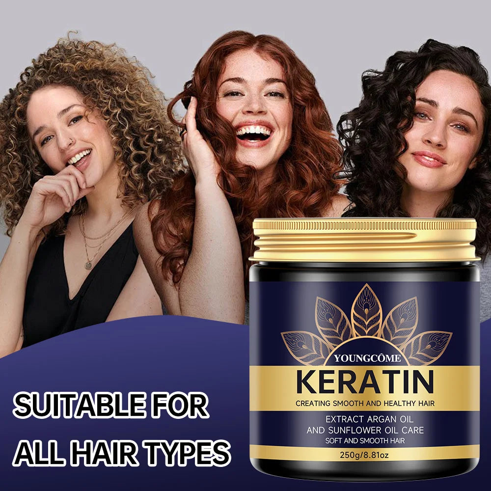 Keratin Hair Mask – Deep Nourishing Smoothing Conditioner 250g