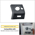 For Left-hand Drive LHD Vehicles Instrument Panel Bezel Headlight Cover Car Restoration Black, Gray, Beige Direct Replacement Oasis Select Black China Mainland