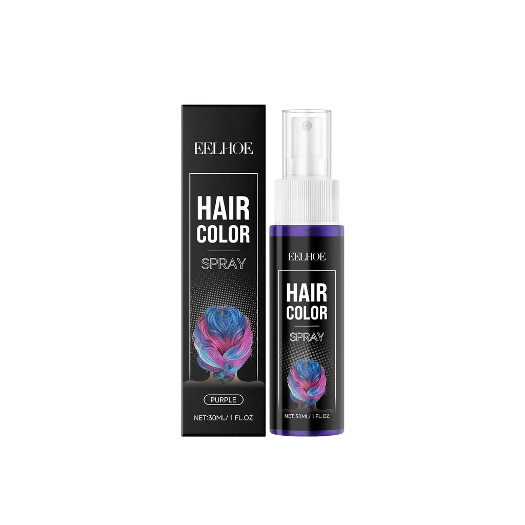 Hair Color Spray Temporary Hair Dye Purple Instant Color Washable Party Cosplay Hair Styling Root Touch Up Costume Wig 30ml Oasis Select Purple
