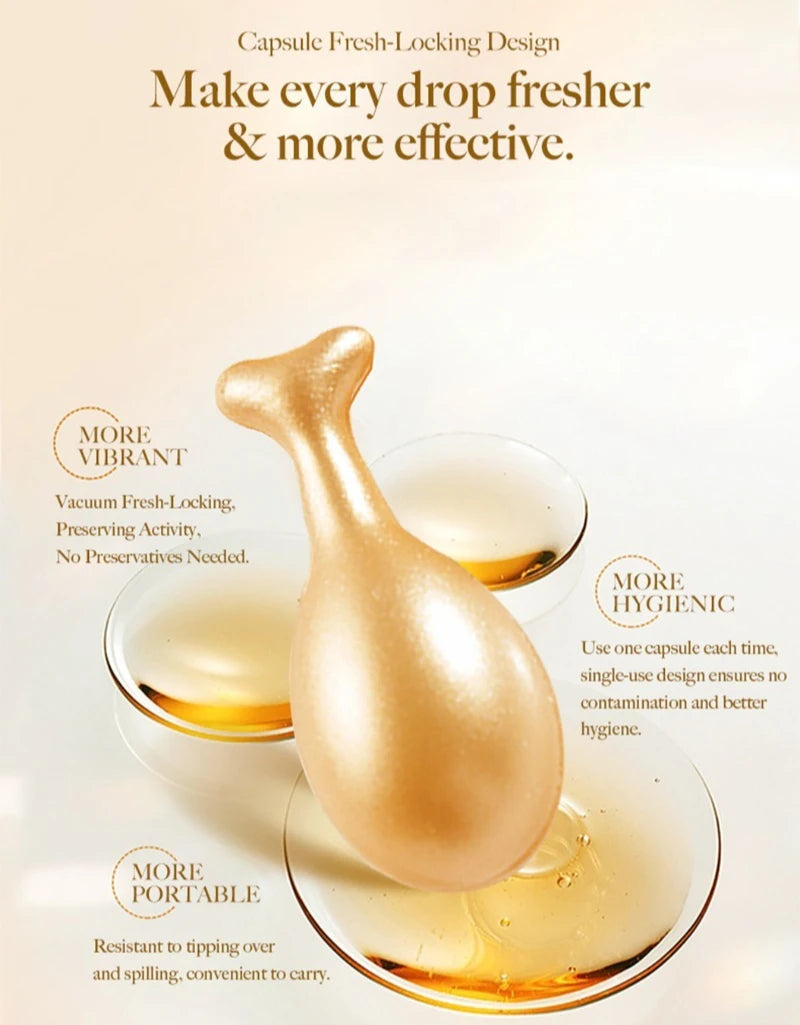LAIKOU Hyaluronic Acid Face Serum Capsules – 30pc Moisturising Face Serum Capsules Oasis Select