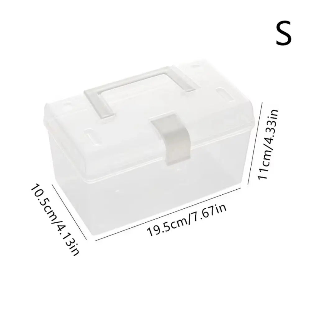 Storage Box Household Miscellaneous Storage Box Large-Capacity Waterproof Dustproof Jewelry Bead Container Desktop Storage Case Oasis Select Small