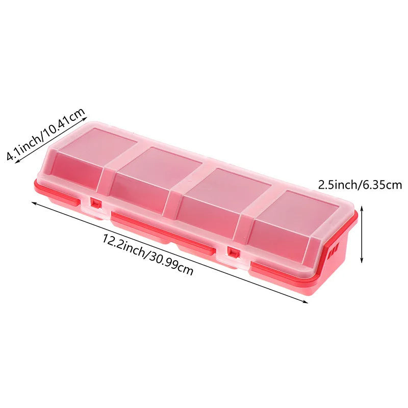 Multi-Compartment Organizer Box for Screws & Small Parts