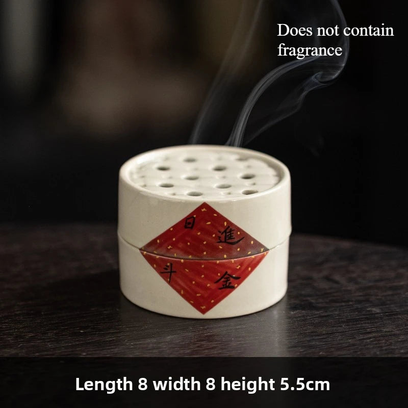Fortune Themed Incense Burner for Home Ideal for Creating Pleasant Ambiance and Adding Festive Charm To Living Spaces Oasis Select D