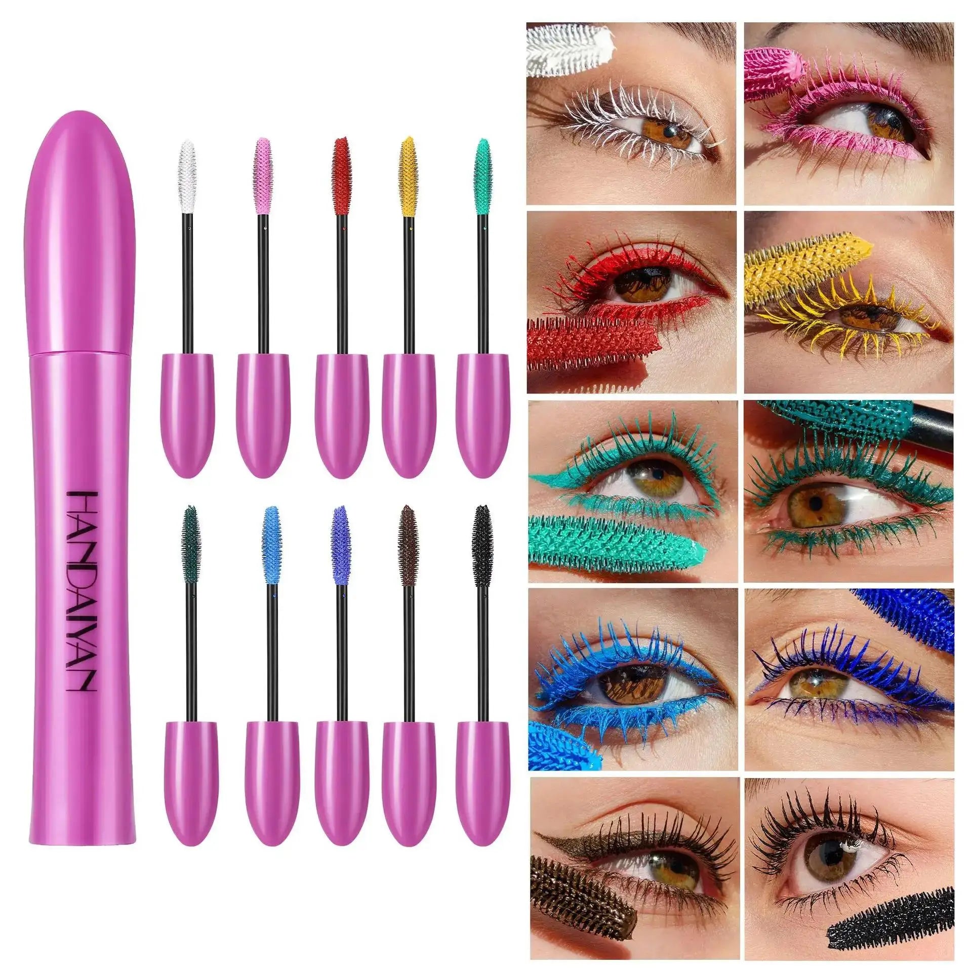 Handaiyan Waterproof Color Mascara – Volume, Length & Curl