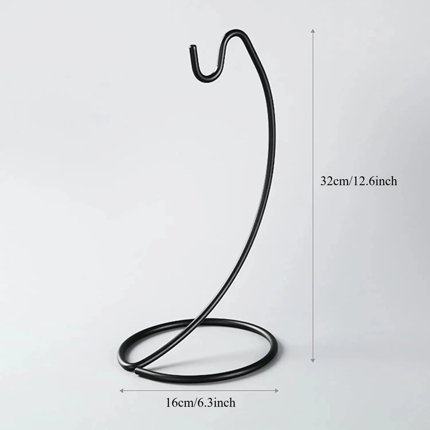 Steel Banana Holder – Modern Fruit Hanger Rack with Hooks for Kitchen Countertop (Black) Oasis Select