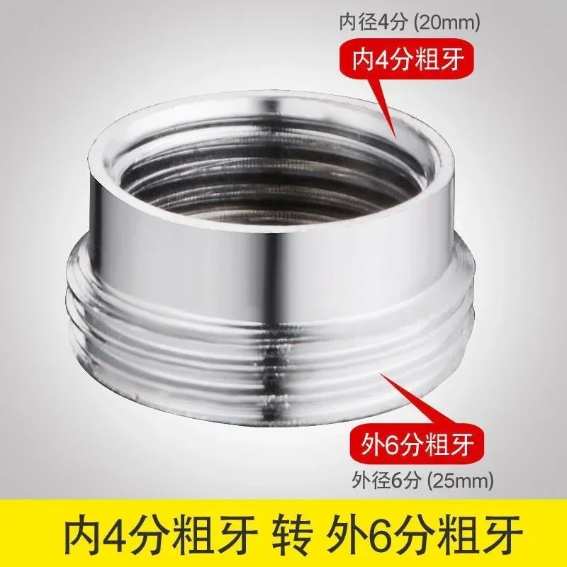 Brass Silver Water Faucet Coupler 1/2 To M16 M18 M20 M22 M24 M28 Thread Connector Fittings For Bubbler Kitchen And Bathroom Oasis Select N4 W6