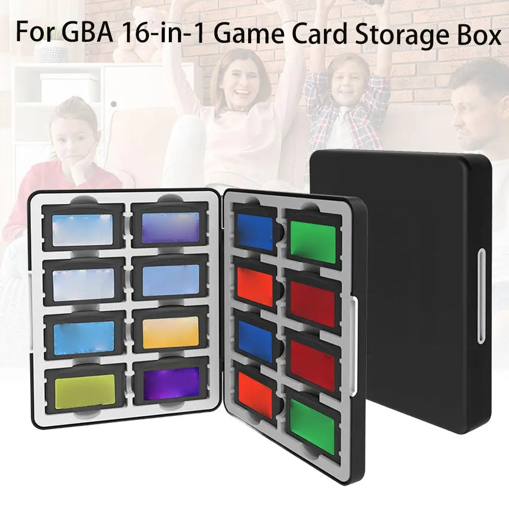16-in-1 GBA Game Card Case – Magnetic Waterproof Storage
