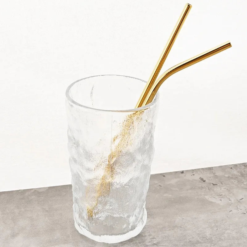 Color Metal Stainless Steel Straw Portable Set Bar Beverage Milk Tea Juice Eco Friendly Straw Kitchen Supplies Oasis Select