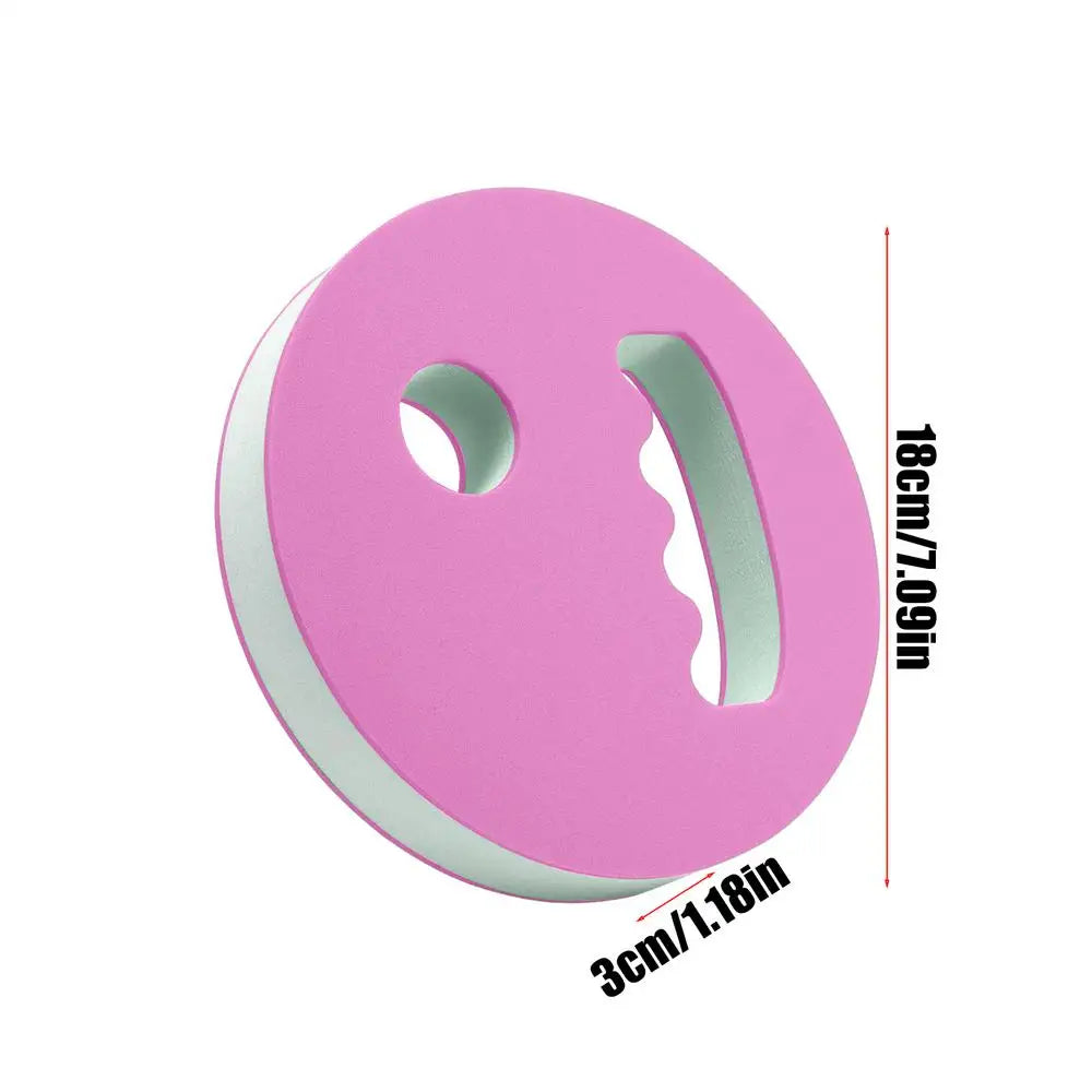 2Pcs Water Exercise Discs Swim Hand Disc Buoyancy Pool Exercise Swim Training Tool EVA Foam Aerobic Equipment Water Paddle Board Oasis Select Pinks