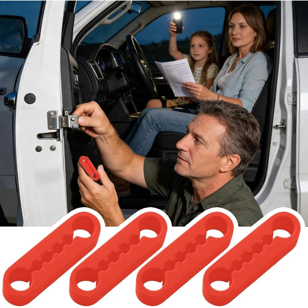 4PCS Car Door Shock Absorber Universal Anti-Collision Thick Soundproof Door Silencer Protection Damper for Minivans Trucks SUVs Oasis Select