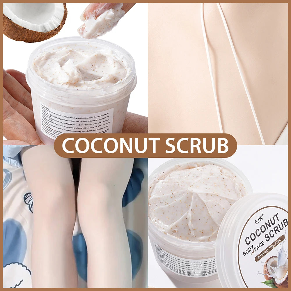 Coconut Exfoliating Body Scrub – Removes Dead Skin & Hydrates Body Exfoliating Scrub Oasis Select