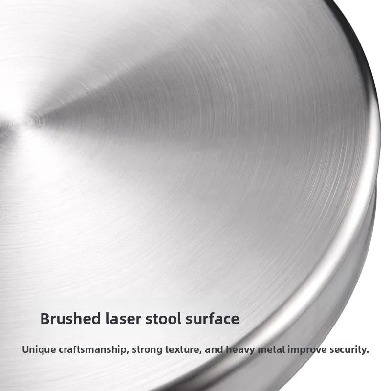 Stainless steel beauty stool pulley stool lifting large work stool hair and nail stool hair cutting chair swivel chair Oasis Select