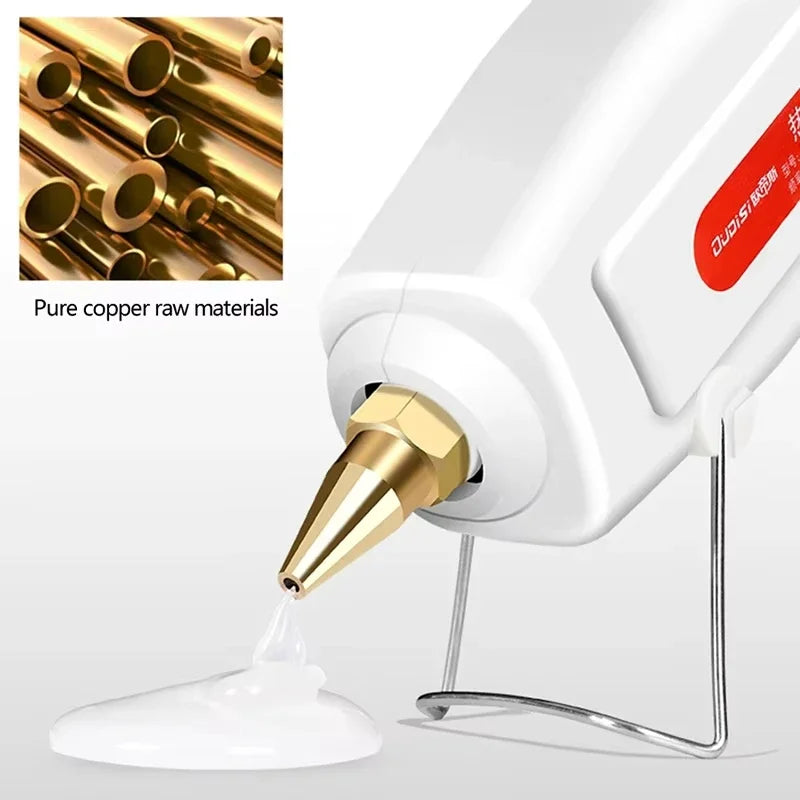 100W Hot Melt Glue Gun DIY Mini Household Industrial Guns Electric Repair Tool Use 11mm Glue Ships randomly by style Oasis Select