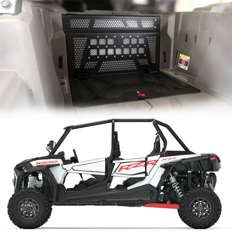 UTV Rear Engine Bed Cover Compatible With Polaris RZR XP 1000 / RZR XP Turbo 2014-2023 Vented Engine Cover Oasis Select