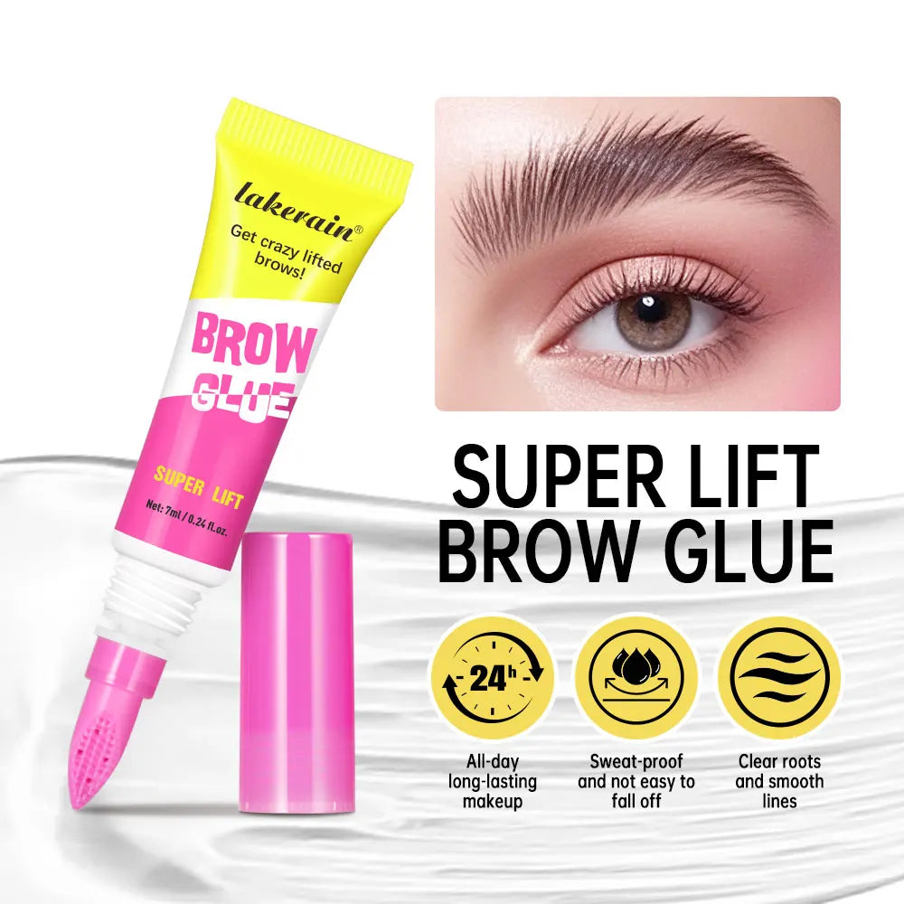 Brow Lamination Gel with Styling Comb | Strong Hold Clear Gel