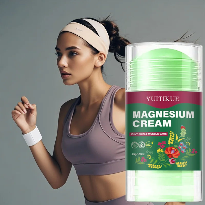 YUITIKUE Magnesium Cream – Muscle Relief, Lavender & Rosemary