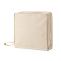 Large Capacity Vertical Makeup Bag,Multi-functional Cosmetic Organizer with Multiple Compartments for Travel &Business,Portable Oasis Select Beige