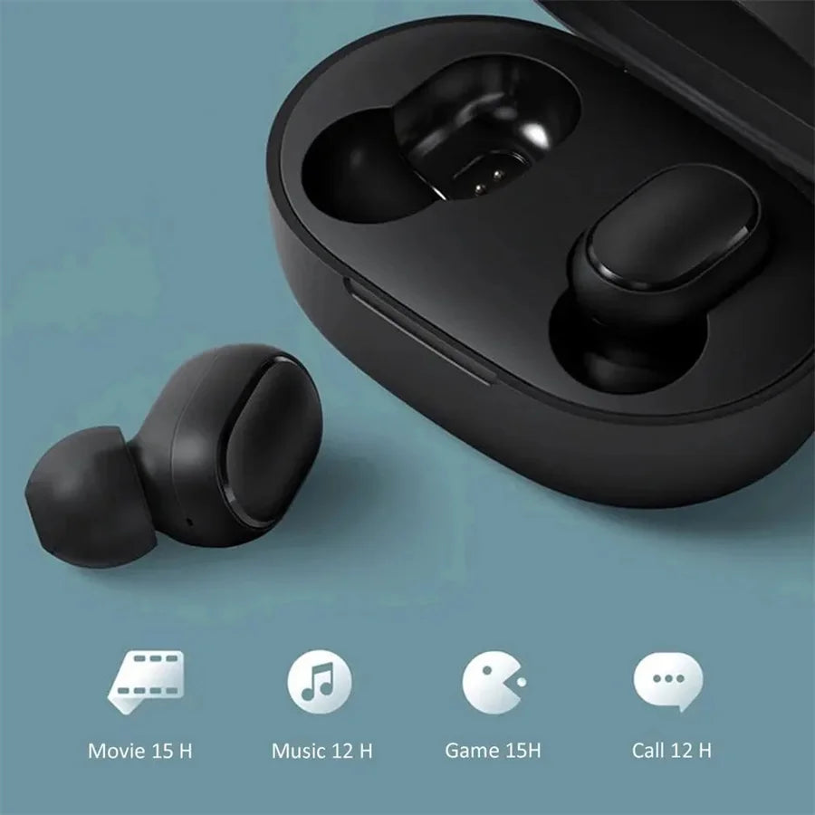 TWS A6S Headset Wireless Earphones Bluetooth Headphones Sport LED Display Touch Stereo Fone Bluetooth Earbuds for Xiaomi Huawei Oasis Select