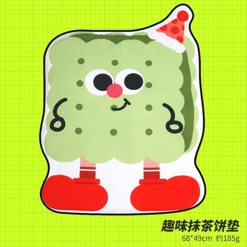 Pet Ice Pad Summer Cat Cooling Cool Ice Silk Pad Summer Dog Kennel Waterproof Cool Mat Sleeping Mat Oasis Select Matcha cake about 58x50cm