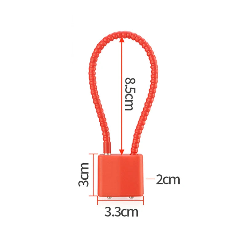 Hot Sale Steel Wire Padlock Cabinet Lock,with Key Anti-theft Lock,Dormitory Cabinet Luggage Lock Helmet Lock Oasis Select 002