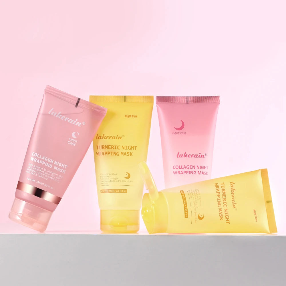 Turmeric & Collagen Overnight Peel-Off Mask Duo | Deep Hydration