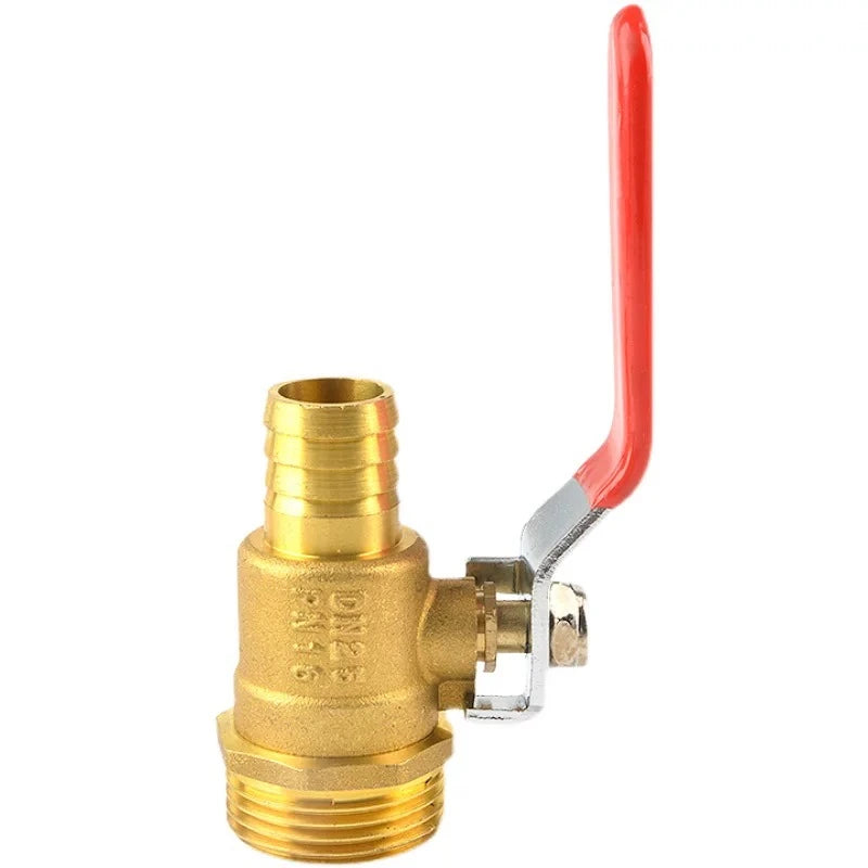 Brass Small Ball Valve 1inch DN25 Female/Male Thread Brass Valve Connector Joint Copper Pipe Fitting Coupler Adapter Oasis Select