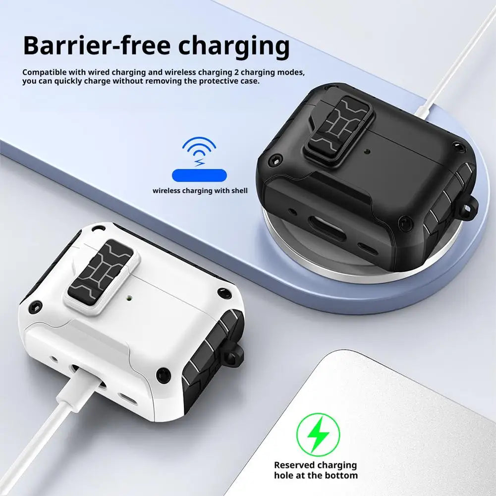 AirPods Pro 3 Case – MagSafe, Auto-Lock & Kickstand AirPods Protective Case Oasis Select