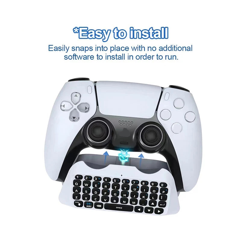 AyeBeau Wireless Bluetooth Keyboard for PS5 PlayStation 5