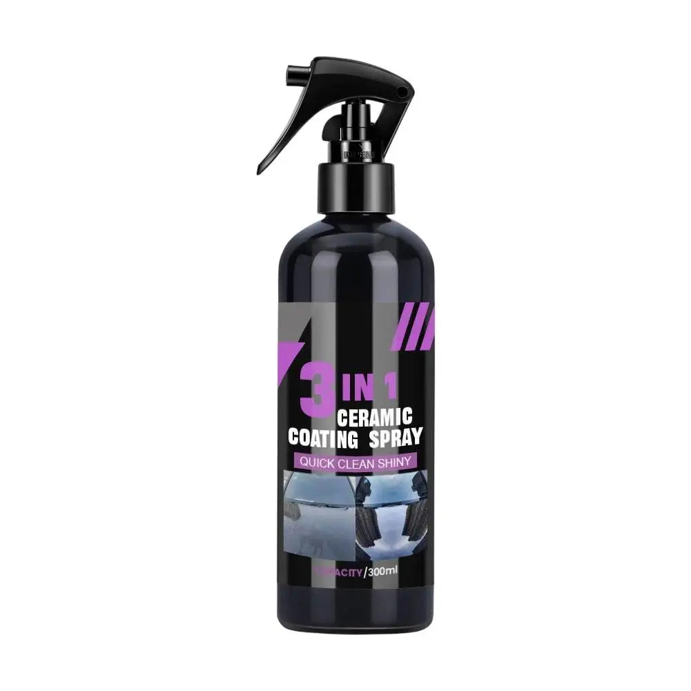 3-in-1 Car Ceramic Nano Coating Spray – Hydrophobic Paint Shield Ceramic Paint Coating Oasis Select 300ml X 1
