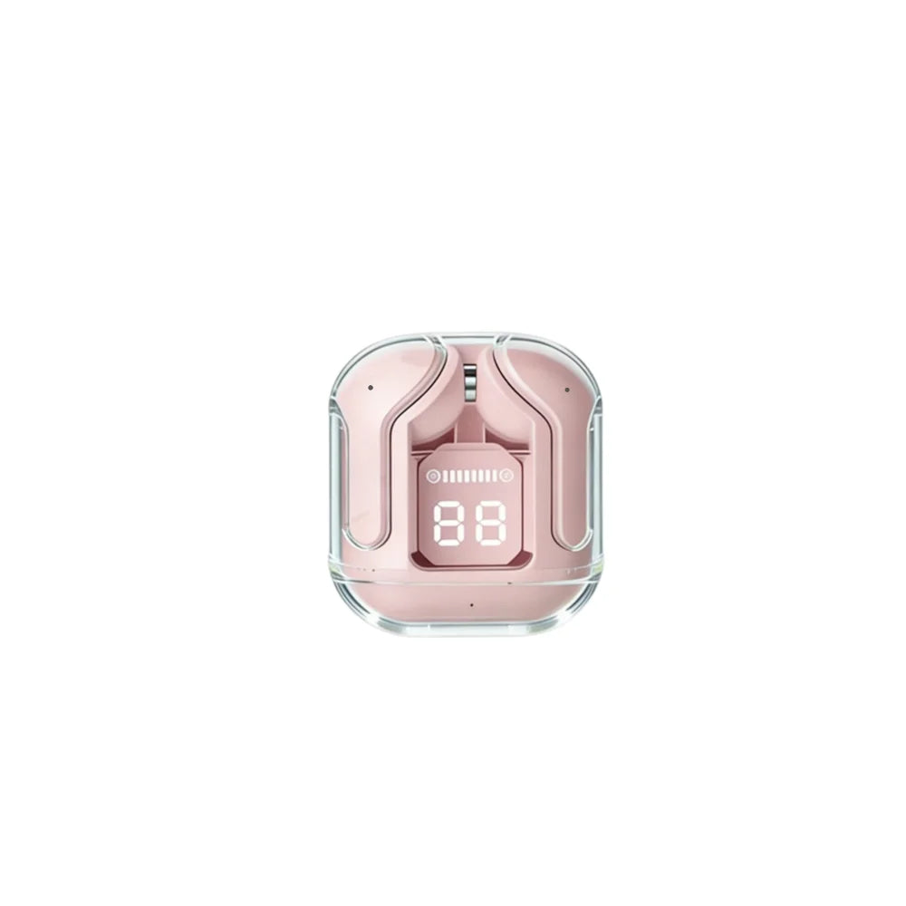 TWS Wireless Headphones Game Bluetooth Headphones with Microphone Noise Reduction High Fidelity Bass Earphones Oasis Select PINK