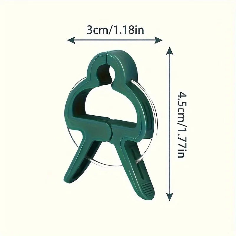 20ps Plant Fixed Clips Reusable Garden Greenhouse Bracket Garden Plants Vine Climbing Clamp Flower Tomato Support Fastener Oasis Select