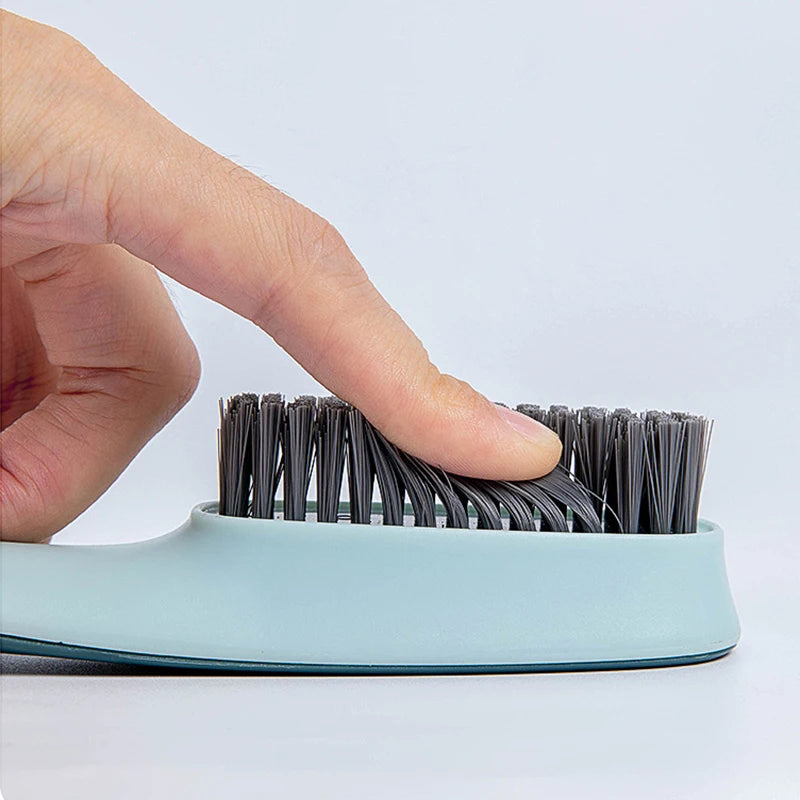 1pc Shoe Cleaning Brush Plastic Clothes Scrubbing Brush Household Cleaning Tool Oasis Select