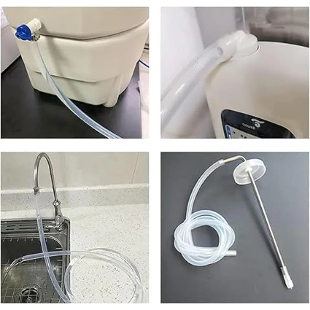 1 Set Universal Food Grade Inlet Pipe Water Dispenser Accessories Silicone Tube 6mm x 9mm Water Pipe Soft Automatic Suction Hose Oasis Select