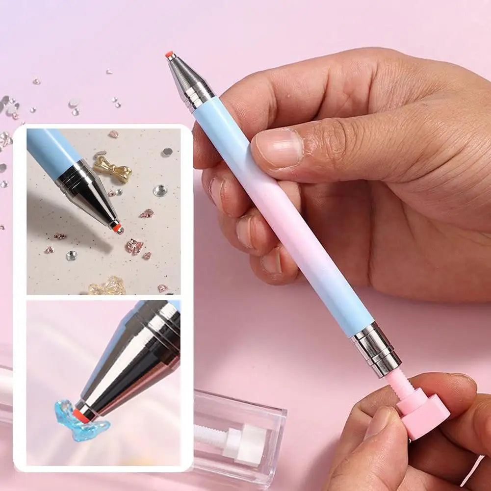 Refillable Wax Pen Automatic Diamond Art Pen rotating drill pen for nail art Diy Diamond Art Accessories Quick Tool Oasis Select