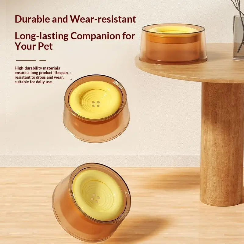 1200ml Dog Water Bowl No Spill Floating Design Keeps Mouths Dry Suitable for Home Environments Oasis Select