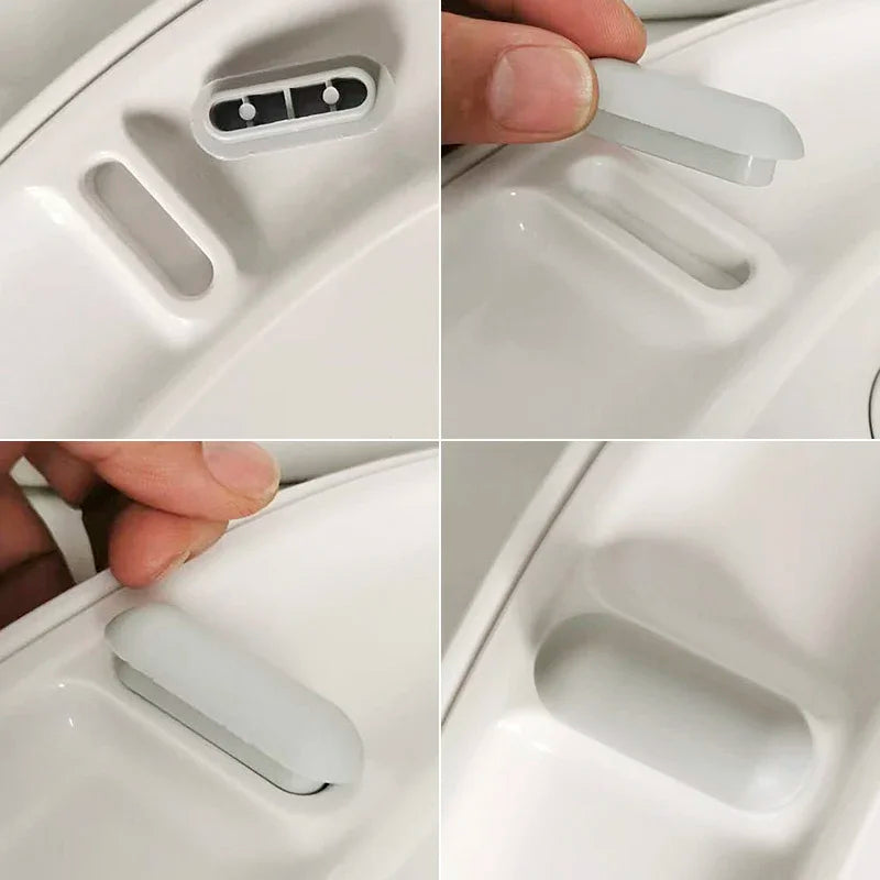 Toilet Lid Replacement Pad Shock-Proof Buffer Toilet Lid Accessories Toliet Seat Cushion Parts Bathroom Toliet Accessory Oasis Select