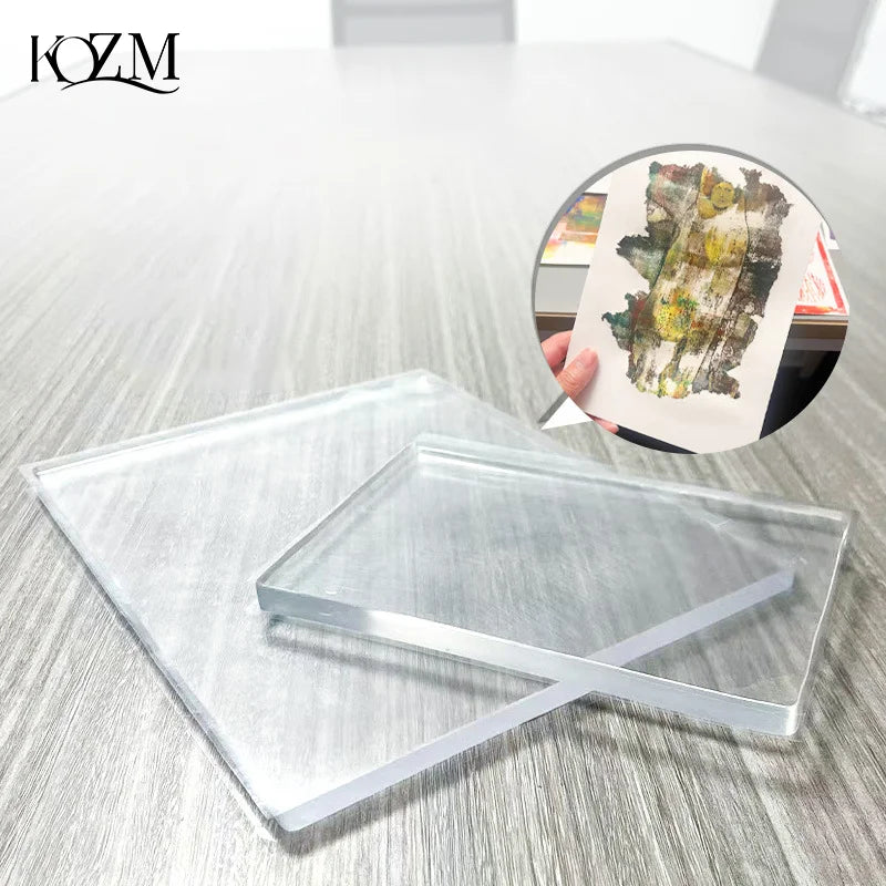 Silicone Gel Printing Plate for Monoprinting & Scrapbooking
