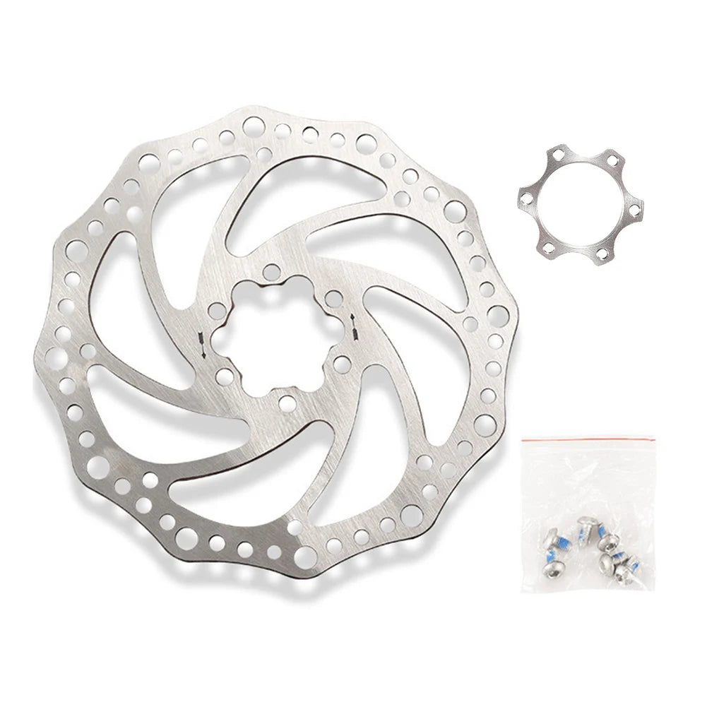 Bicycle Disc Brake Rotors Road Bikes Scooters Installation With Screws Flange Hub Mountingwith Adapter High Hardness Carbon Oasis Select rotor with adapter a