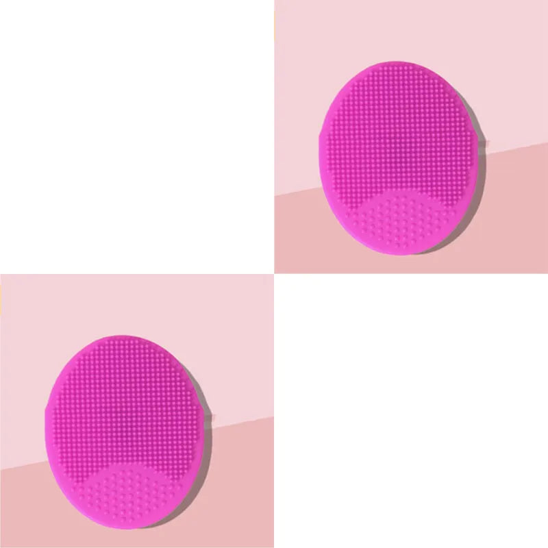 1/4pcs Soft Silicone Baby Bath Head Massage Brushes Hair Washing Brush Scalp Comb Kids For Newborn Bath Wipe Washing Hair Tools Oasis Select 2pcs rose
