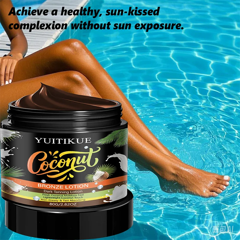 YUITIKUE Coconut Bronze Self-Tanning Lotion | Sun-Kissed Glow