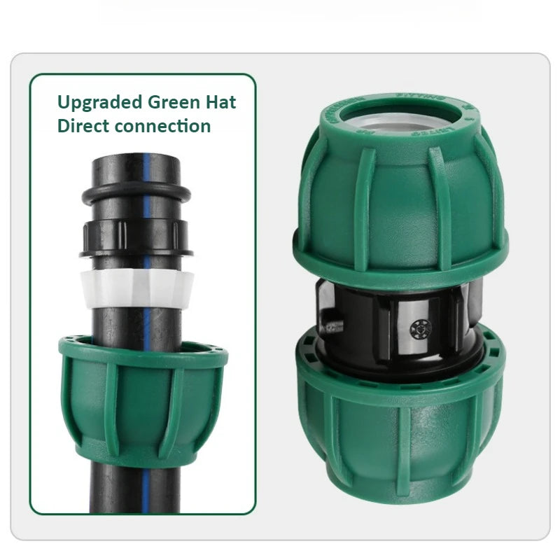 PE Ball Valve 4 Points 6 Points 1 Inch Water Pipe No Hot Melt Quick Connector Valve Switch Quick Connector Irrigation Joint Oasis Select