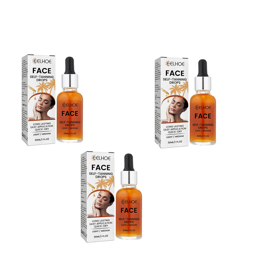 EELHOE Self Tanning Drops – Sunless Tan Serum Face & Body 30ml