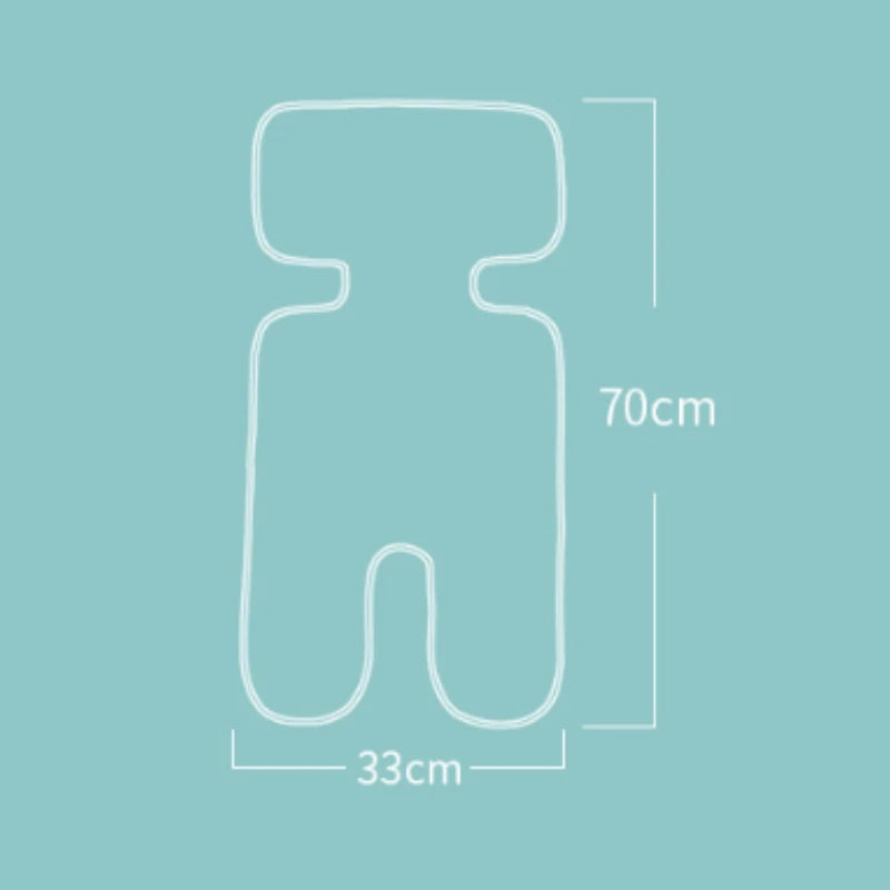 Universal Cartoon Printed Stroller Cooling Pad Mild Cool Surface Summer Heat Resistant Liner For Baby Pushchair Breathable Oasis Select