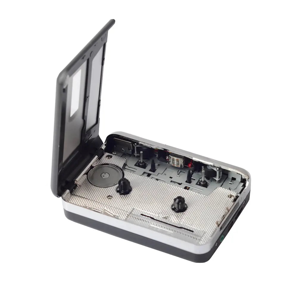 Portable USB Cassette Capture Radio Player USB Cassette Tape to MP3 Converter Capture Audio Music Player Tape Cassette Recorder Oasis Select