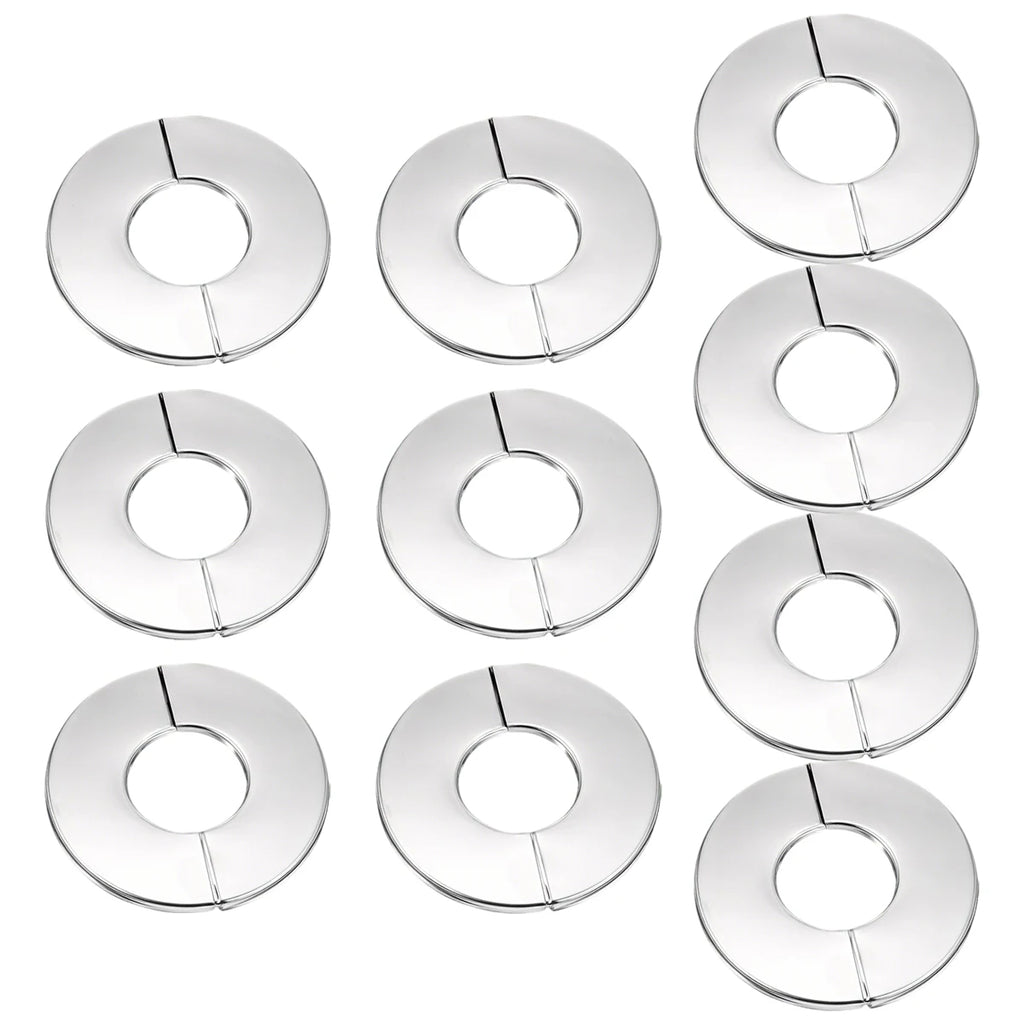 5/10 PCS Escutcheon Plate Stainless Steel Escutcheon Plate 28mm 1.1" Round Pipe Cover for Kitchen Bathroom Faucet Holes Oasis Select 10pcs
